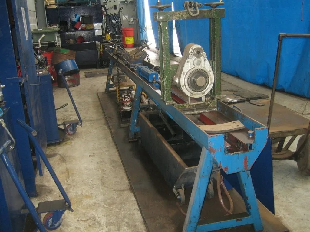 Buckley's Plant Maintenance technicians servicing heavy machinery