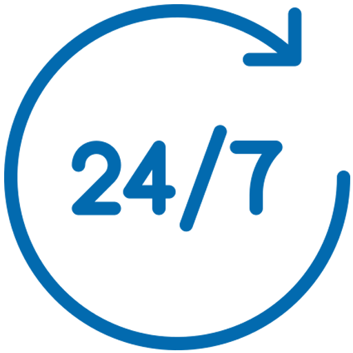 Available 24/7